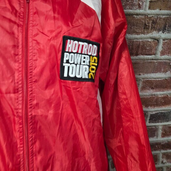 Men's HOTROD Power Tour 2015 Windbreaker Jacket Medium - Picture 3 of 6